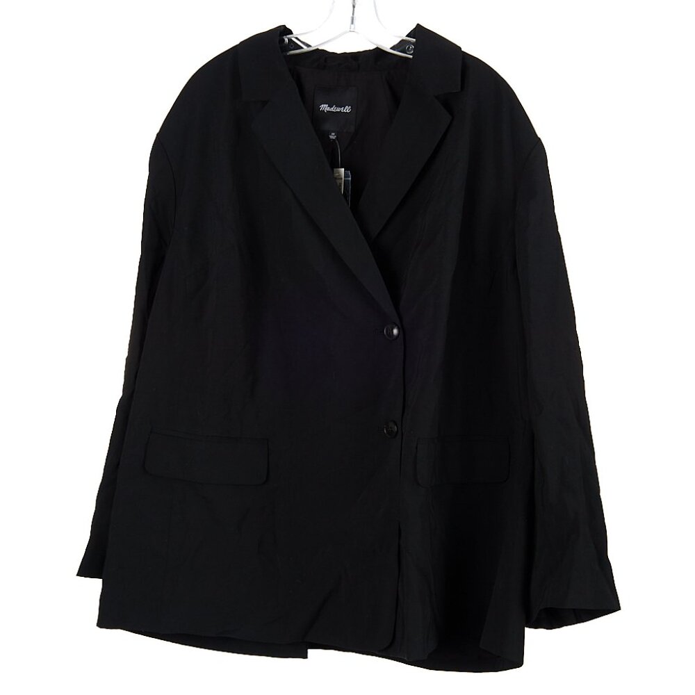 Madewell The Plus Relaxed Blazer in Softdrape Women's 2X NWT - Picture 2 of 9